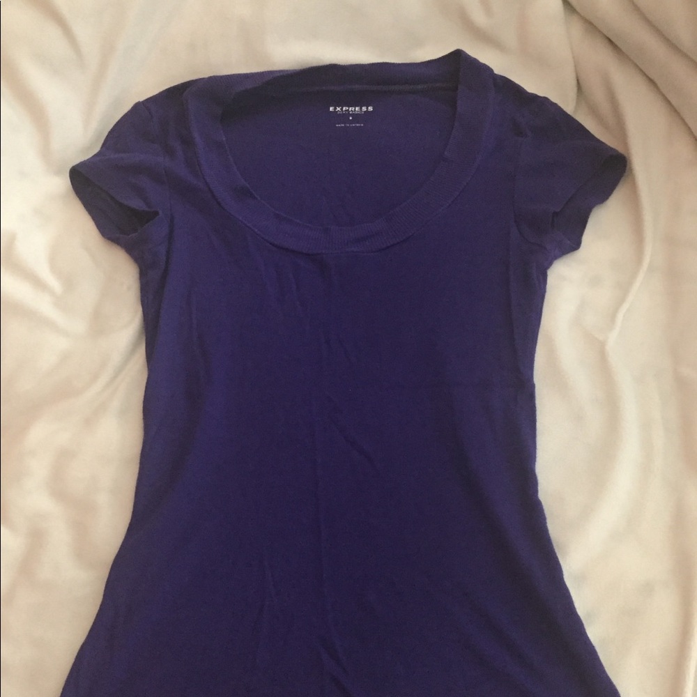 Deep purple express sexy basic tee!!